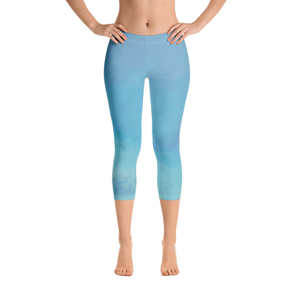 Tidal high-rise leggings in blue - The Upside