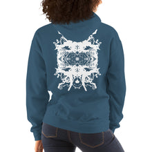 Load image into Gallery viewer, FRACTAL FOX (white) Hoodie