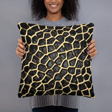 Load image into Gallery viewer, GILDED GIRAFFE Throw Pillow