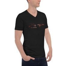 Load image into Gallery viewer, Unisex Short Sleeve V-Neck T-Shirt